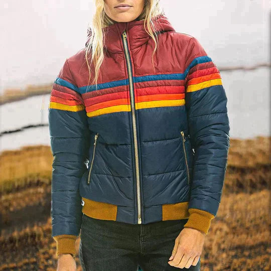 TRACIE | RETRO CHIC HOODED JACKET