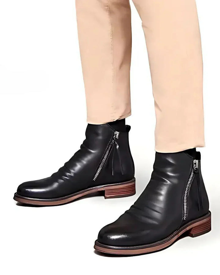 SAMSON | LEATHER ANKLE BOOTS