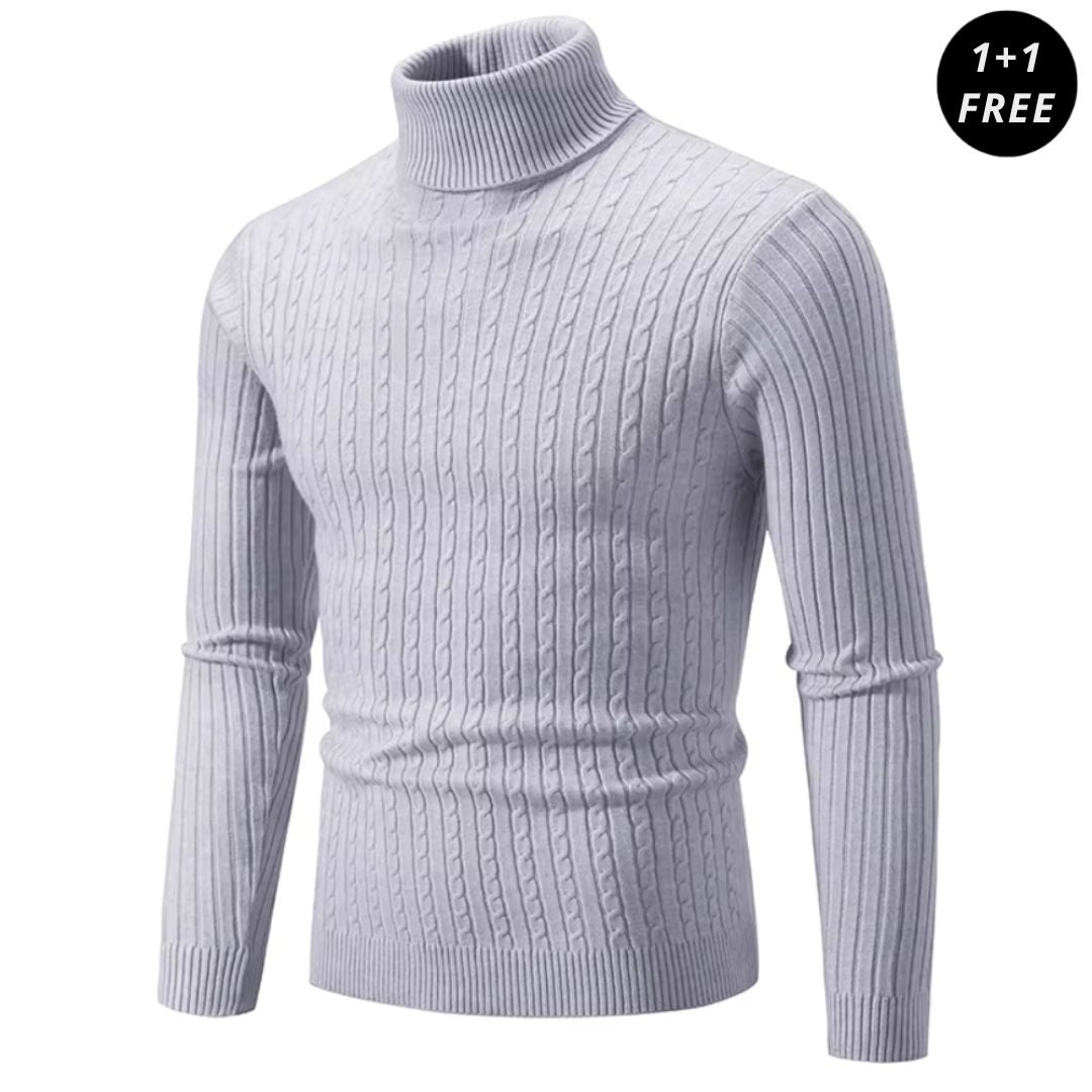 CHRIS | WARM TURTLENECK KNIT SWEATER (1+1 FREE)