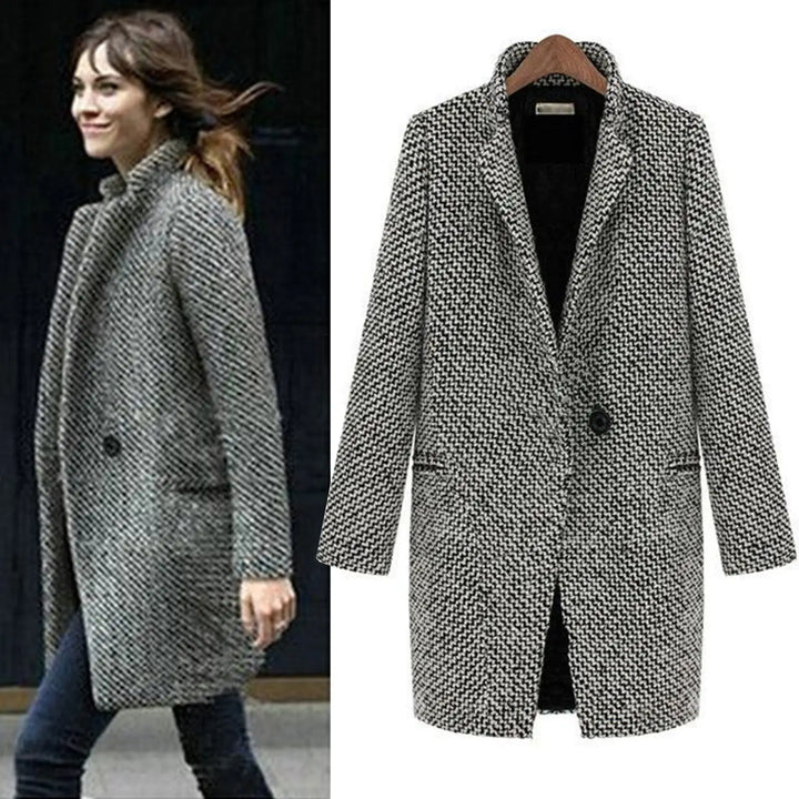 ERICKA | ELEGANT LONG WOOL COAT