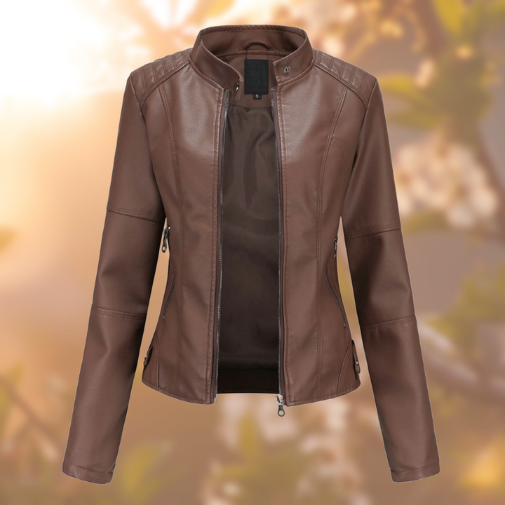 GAIL | ELEGANT LEATHER JACKET