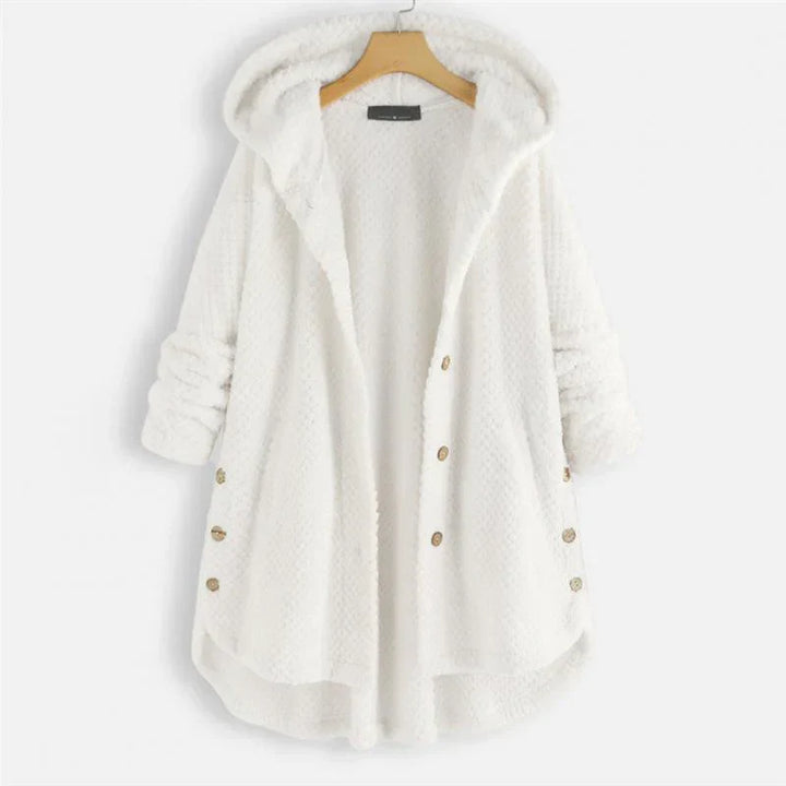 WILMA | HOODED RIBBED COAT