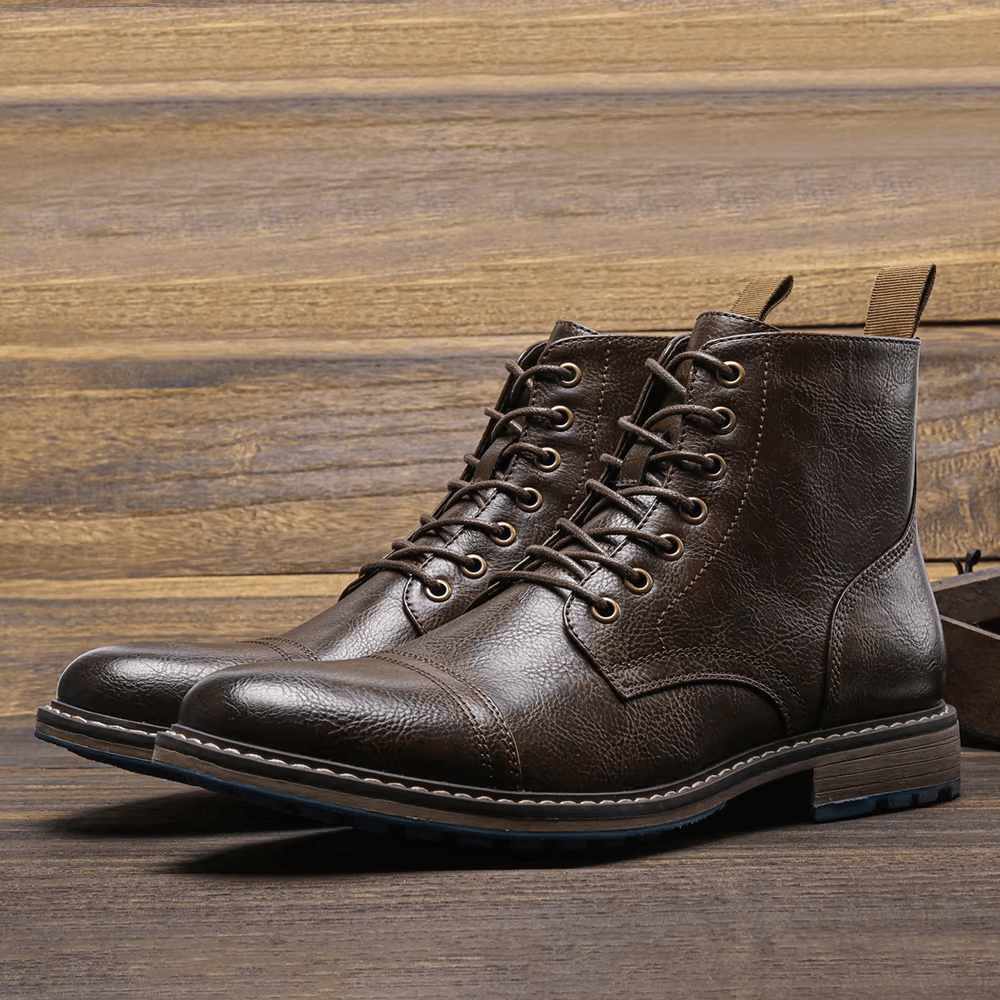 CONOR | FASHION LEATHER ANKLE BOOTS