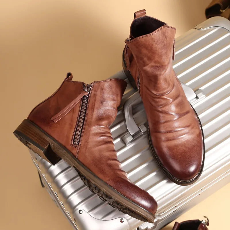 BRIAN | CLASSIC CHELSEA LEATHER BOOTS