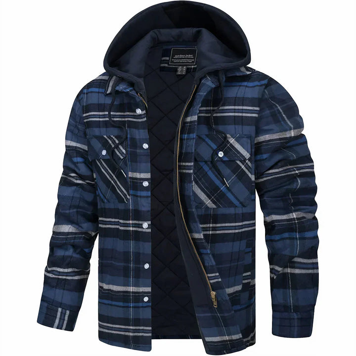 ROWAN | PLAID HOODED JACKET